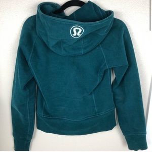 Lululemon Full ZIP Hoodie Blue Green Size 4